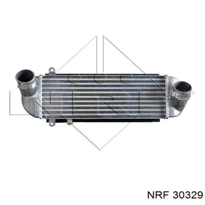 Радиатор интеркуллера на Hyundai Santa Fe III 