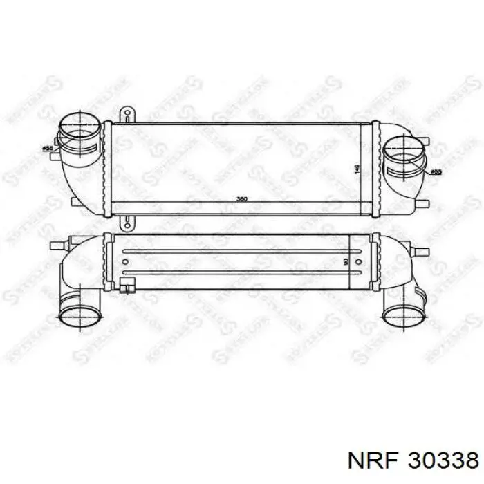 Купить 282712F050 HCC Интеркулер