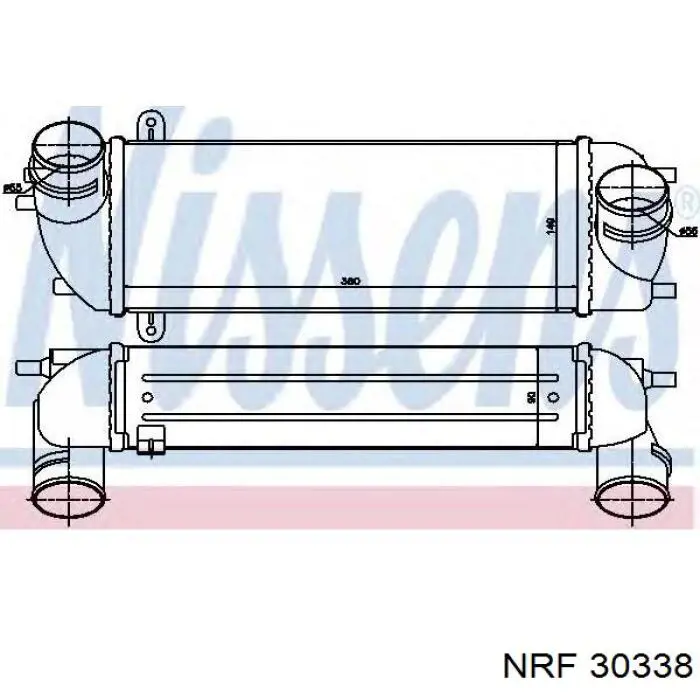 Интеркулер DA05004TT Thermotec