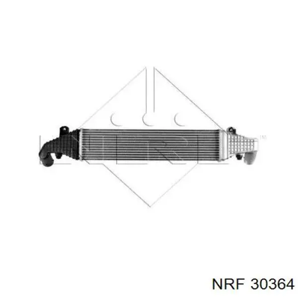 Радиатор интеркуллера Ford 1376346