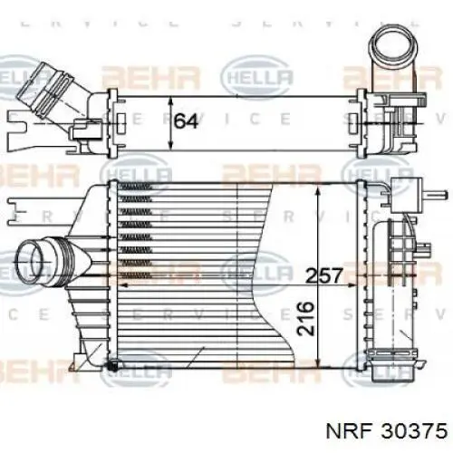 30375 NRF интеркулер
