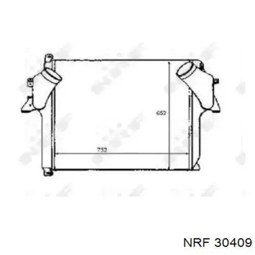 Интеркулер 30409 NRF