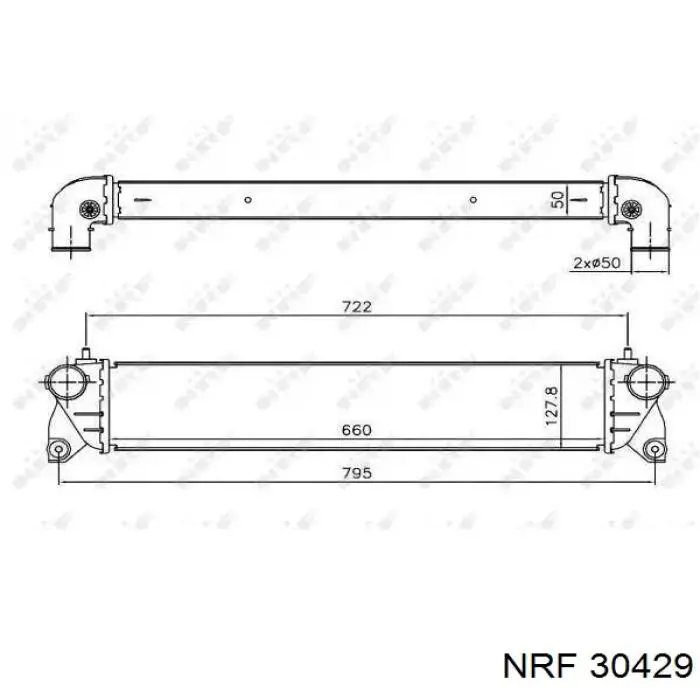 Интеркулер 30429 NRF
