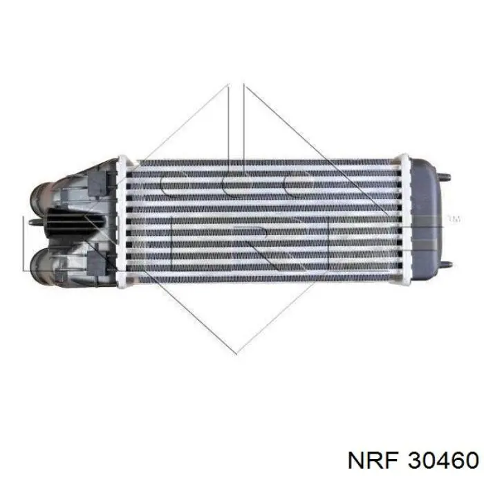 Радиатор интеркуллера на Peugeot 207 SW 