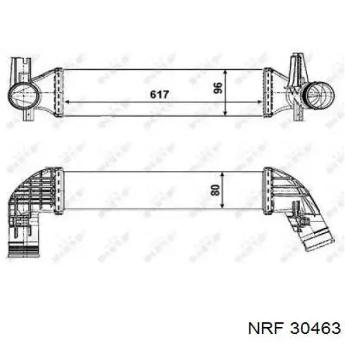 Интеркулер 30463 NRF