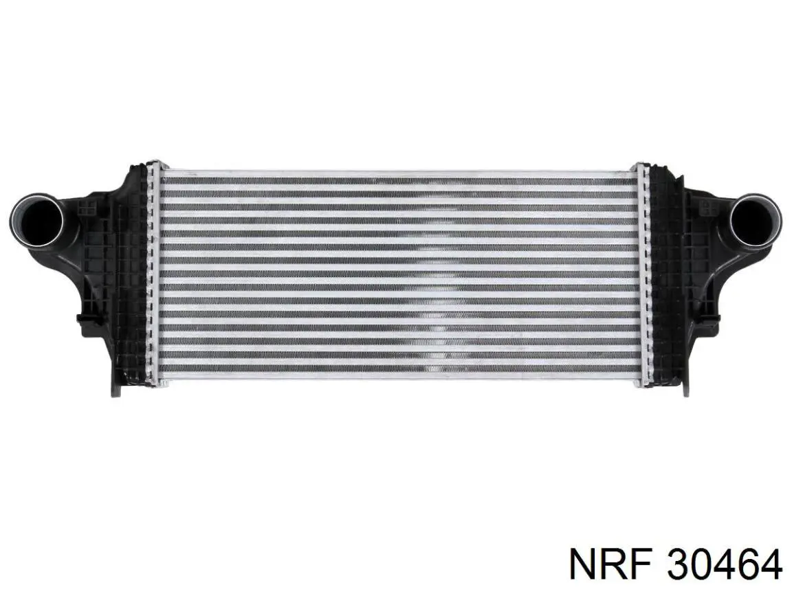 Радиатор интеркуллера на Mercedes ML/GLE (W164)