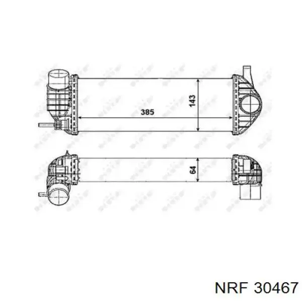 Интеркулер 30467 NRF