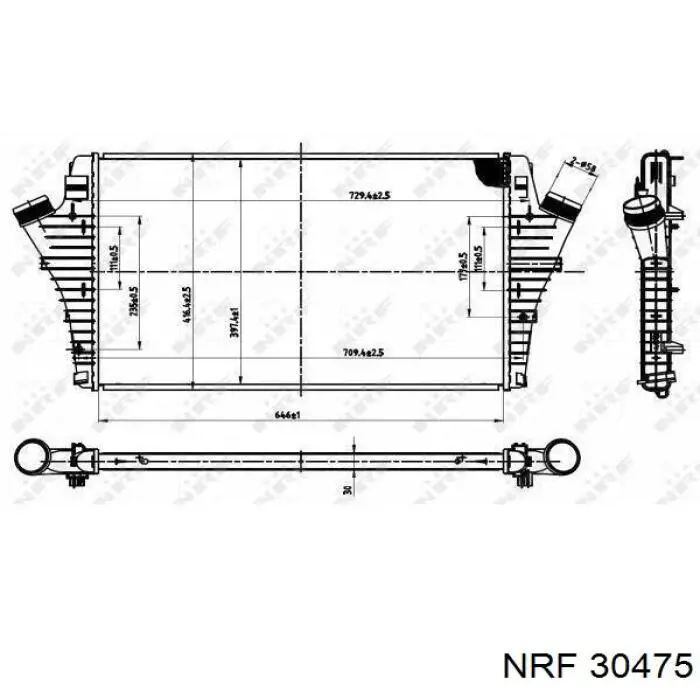 DAX005TT Thermotec Охладитель наддувочного воздуха