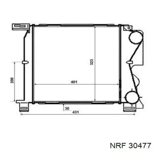 Интеркулер K05142489AA Fiat/Alfa/Lancia