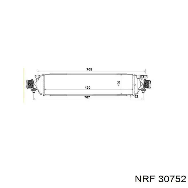 Система охлаждения наддувочного воздуха NRF 30752 цена, от 88.89 USD