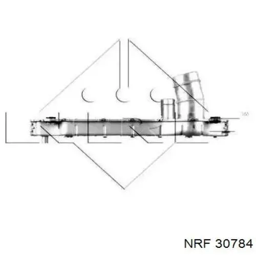 Радиатор интеркуллера NRF 30784
