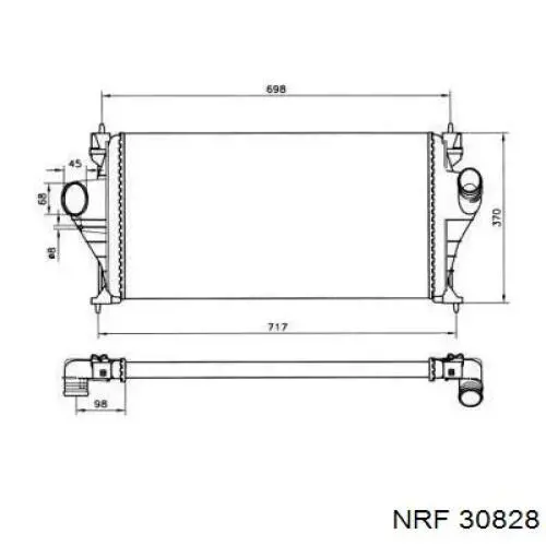 Интеркулер 30828 NRF