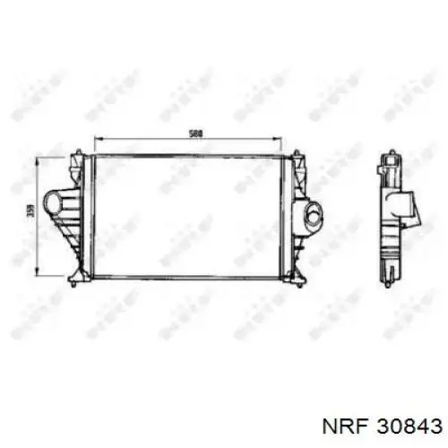 Интеркулер 30843 NRF