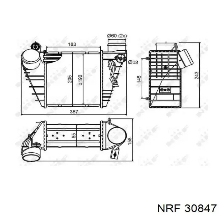 30847 NRF интеркулер