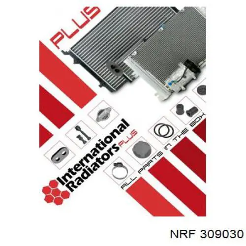 Радиатор интеркуллера NRF 309030