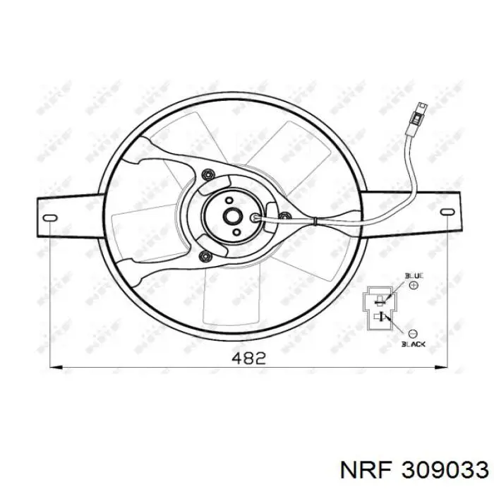 Купить 309033 NRF Интеркулер