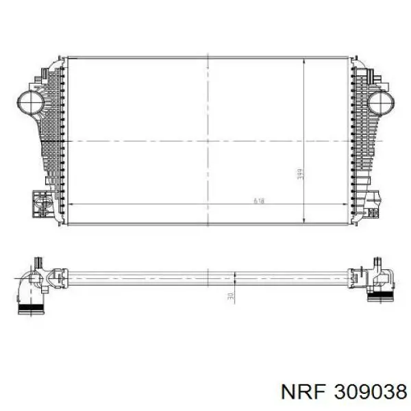 Интеркулер FP74T132AV FPS