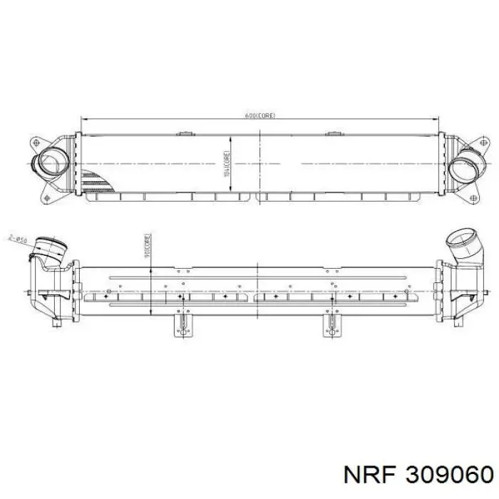 309060 NRF интеркулер