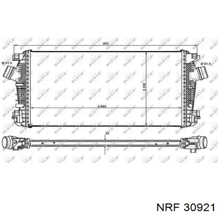 1302274 Opel radiador de intercooler