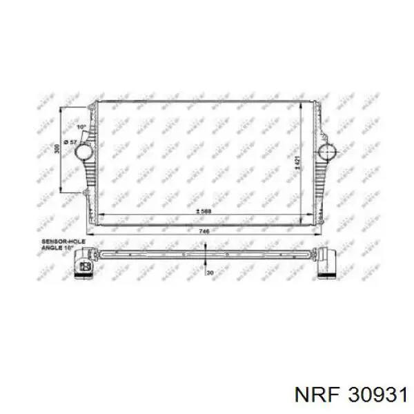 Интеркулер 30931 NRF