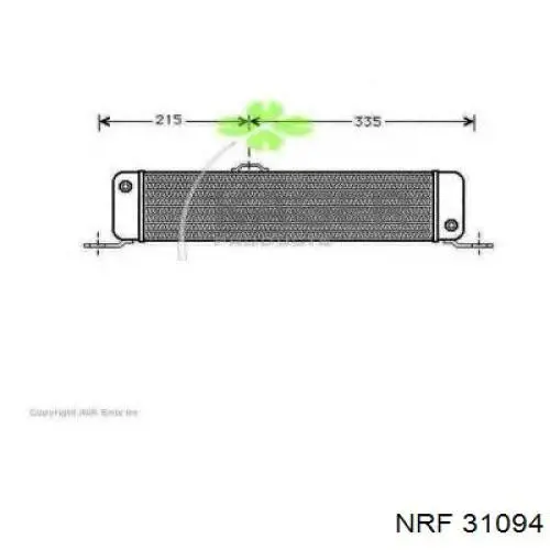 Radiador de aceite 31094 NRF
