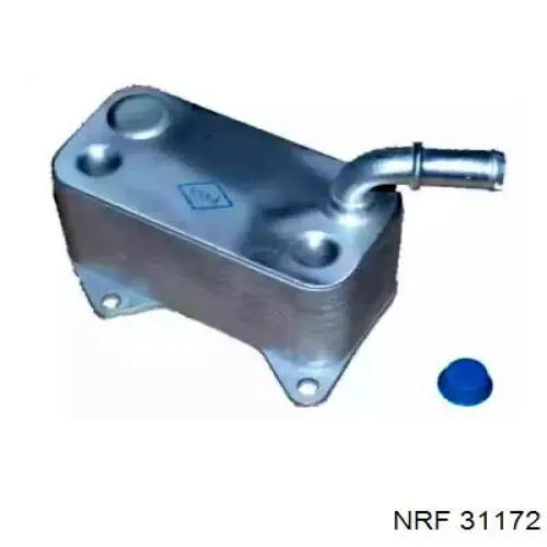 Радиатор масляный (холодильник), под фильтром NRF 31172