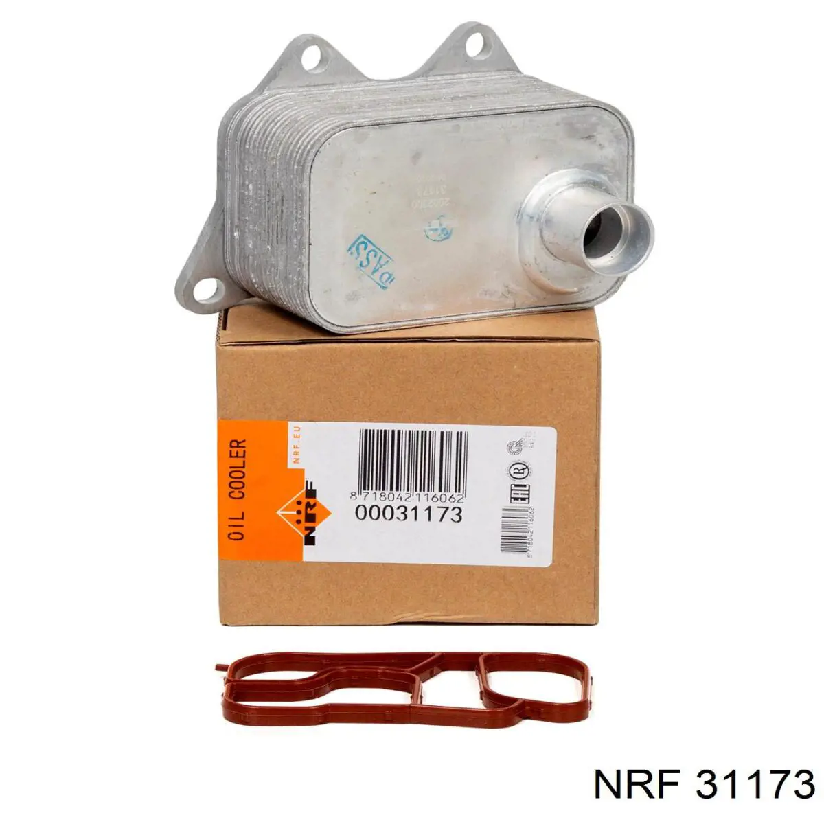 Купить 31173 NRF Радиатор масляный (холодильник), под фильтром