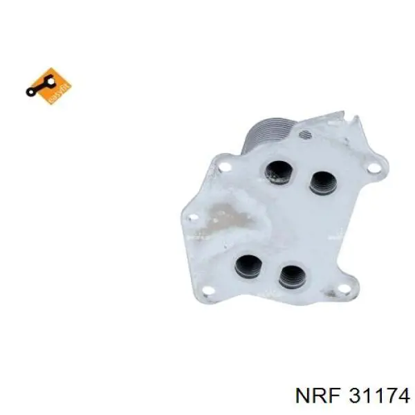 Radiador de aceite, bajo de filtro 31174 NRF