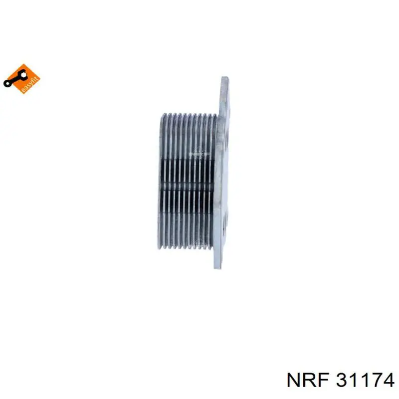 31174 NRF радиатор масляный (холодильник, под фильтром)