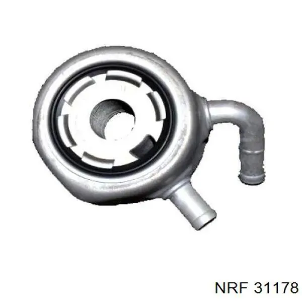 Радиатор масляный (холодильник), под фильтром NRF 31178
