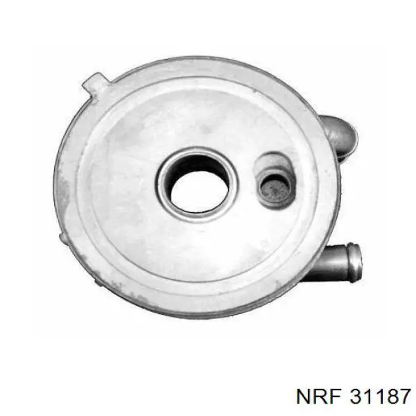31187 NRF радиатор масляный (холодильник, под фильтром)