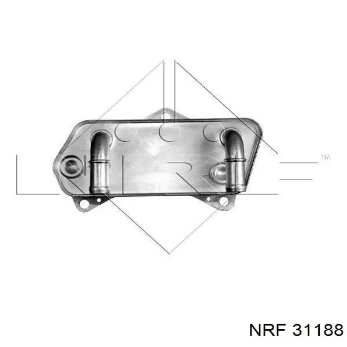 Радиатор охлаждения, АКПП/КПП 31188 NRF