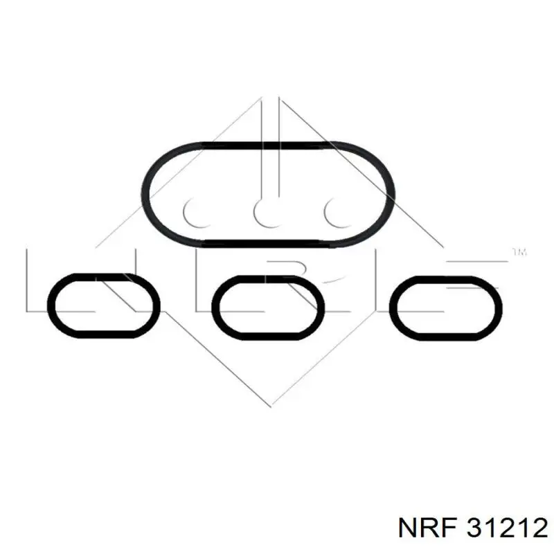 Radiador de aceite 31212 NRF