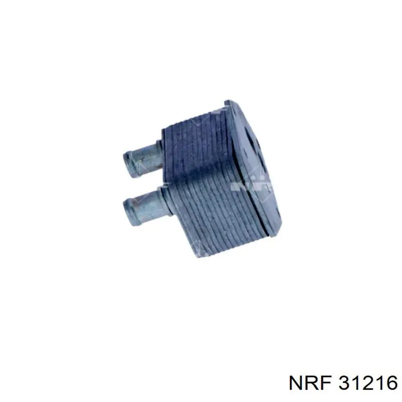 Радиатор масляный (холодильник), под фильтром NRF 31216