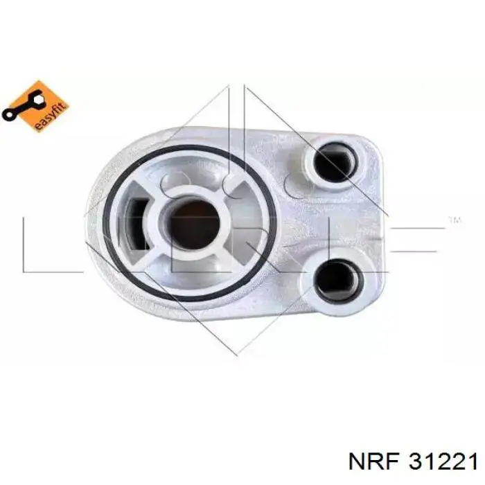 31221 NRF radiador de óleo (frigorífico, debaixo de filtro)