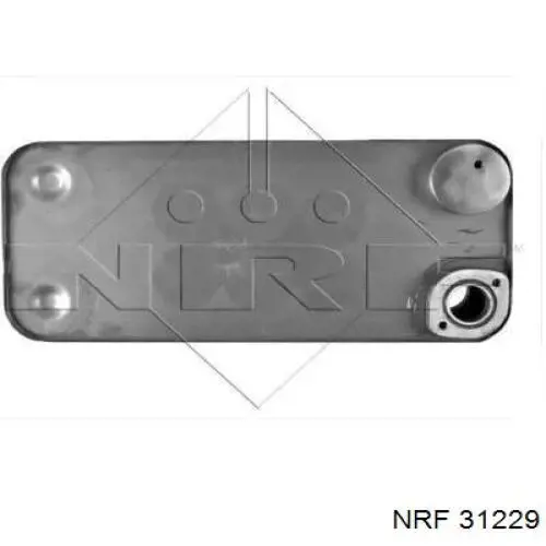 Radiador de aceite, bajo de filtro 31229 NRF