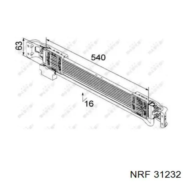 Радиатор охлаждения, АКПП/КПП NRF 31232 цена, от 108.35 USD