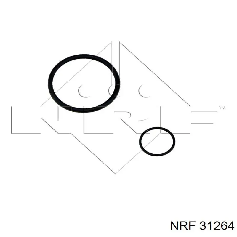 Radiador Enfriador De La Transmision/Caja De Cambios 31264 NRF