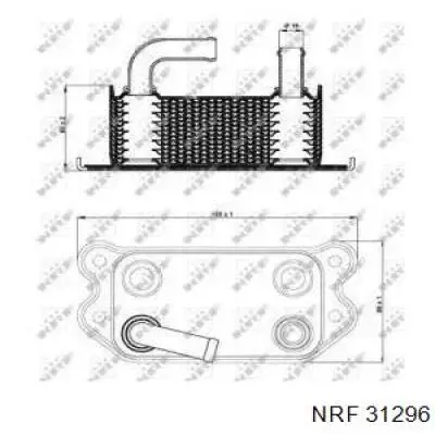 31296 NRF radiador de óleo