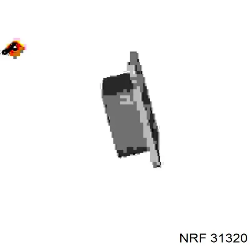 FP 46 B02-NF NRF радиатор масляный