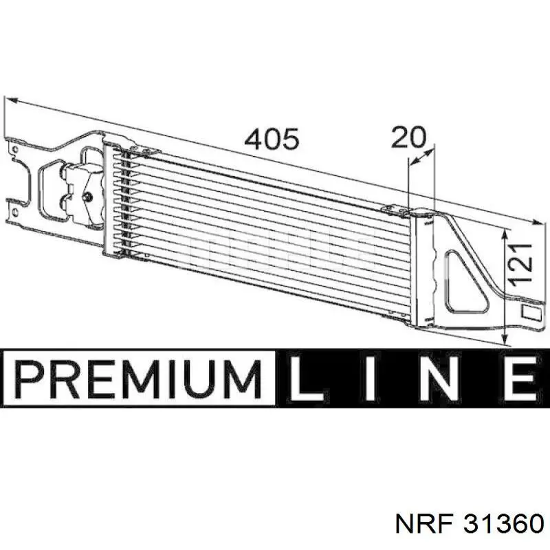 Радиатор охлаждения, АКПП/КПП NRF NRF31360 цена, от 119.61 USD
