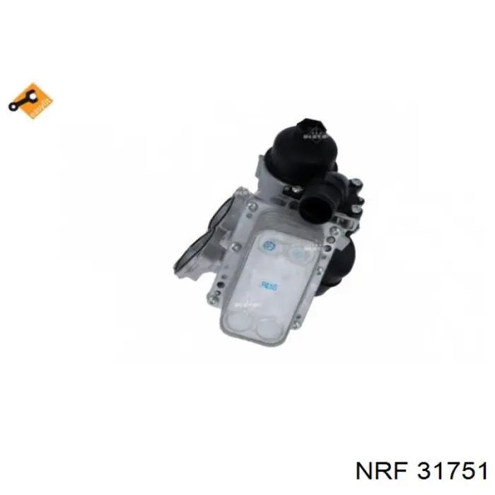 Radiador de aceite, bajo de filtro 31751 NRF