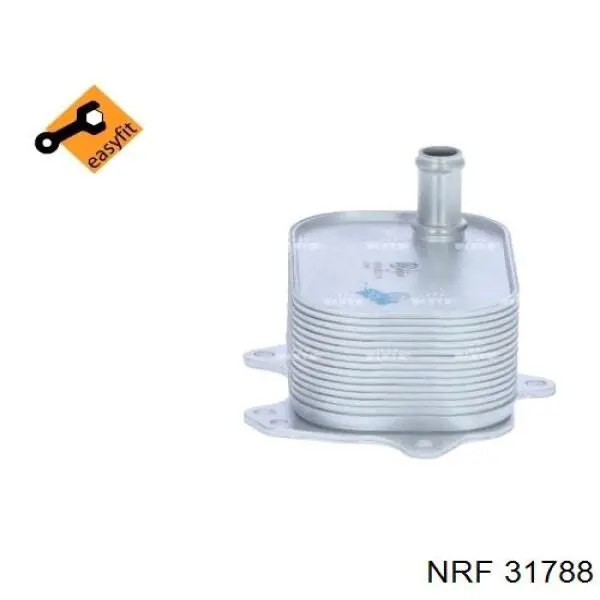 Радиатор масляный (холодильник), под фильтром NRF 31788