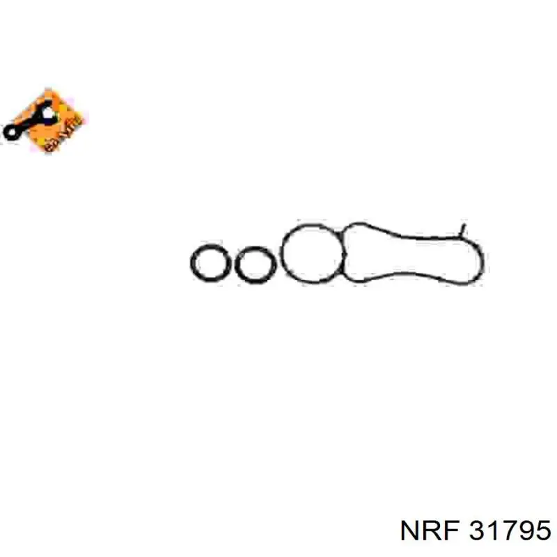 Radiador de aceite, bajo de filtro 31795 NRF