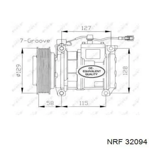 32094 NRF компрессор кондиционера