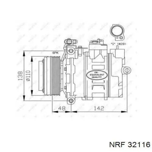 Компрессор системы кондиционирования Teamec 8629507 цена, от 294.87 USD