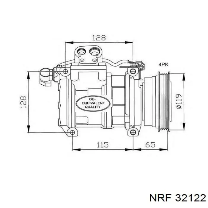 Купить ACP817000S Mahle Original Компрессор климатической установки