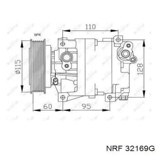 Компрессор системы кондиционирования Fiat/Alfa/Lancia 60815788 цена, от 89.67 USD
