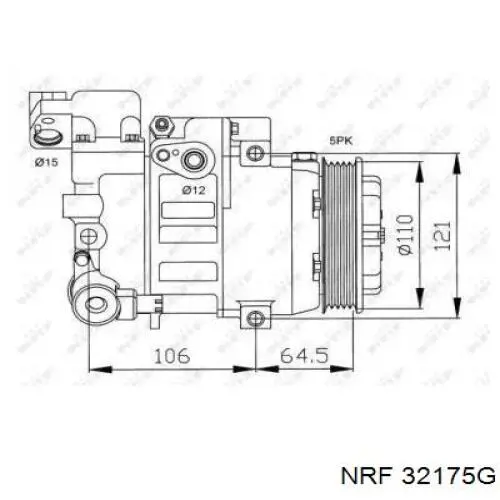 Компрессор системы кондиционирования Mercedes 000230941180 цена, от 147.86 USD