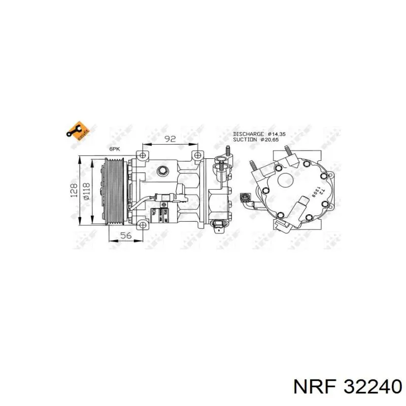 Купить 648707 Peugeot/Citroen Компрессор климатической установки